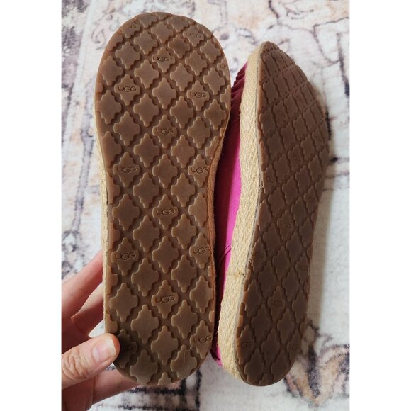 UGG Women's Sz. 8.5 Marrah Casual Pink/Purple Suede Leather Loafers - Picture 6 of 6